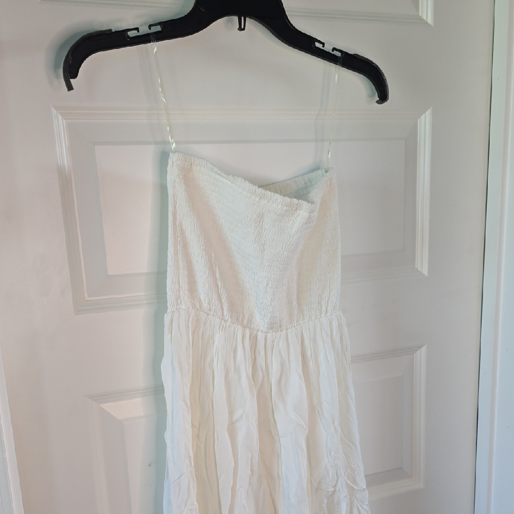 Elegant White Mini Dress